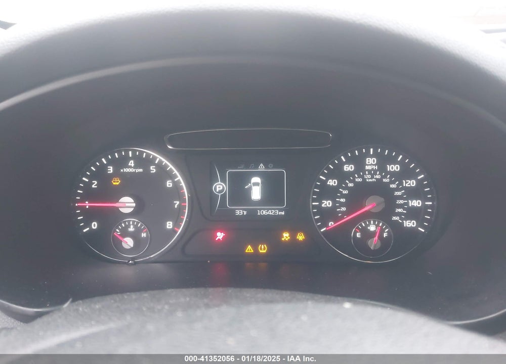 2016 KIA SORENTO 2.4L LX VIN: 5XYPG4A36GG118455