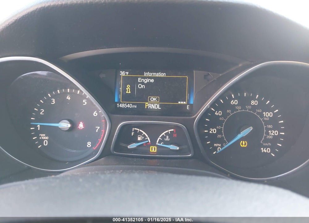 2017 FORD FOCUS VIN: 1FADP3F25HL272454