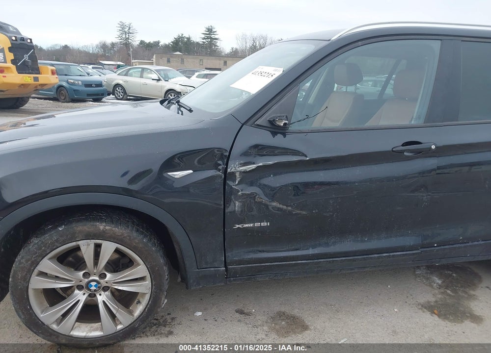 2016 BMW X3 XDRIVE28I VIN: 5UXWX9C50G0D72581