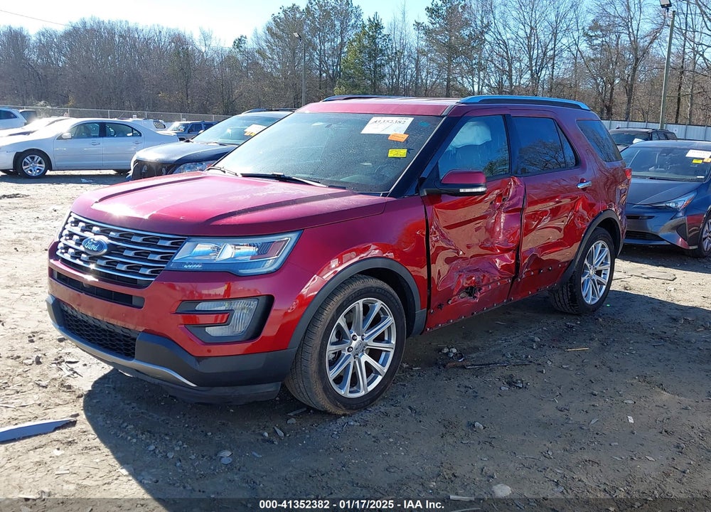 2016 FORD EXPLORER LIMITED VIN: 1FM5K7F8XGGB31018