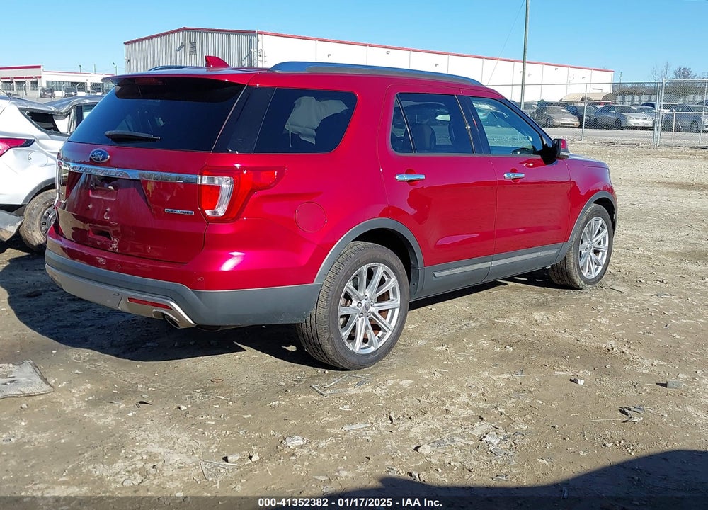 2016 FORD EXPLORER LIMITED VIN: 1FM5K7F8XGGB31018