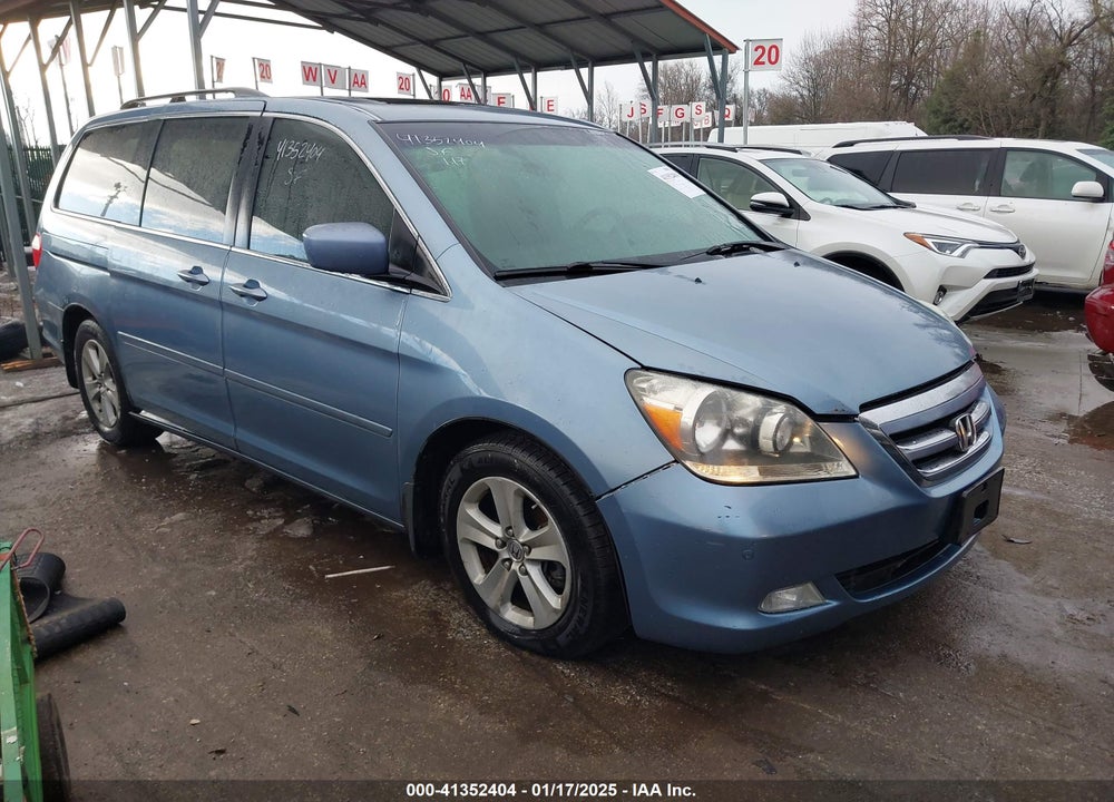 2007 HONDA ODYSSEY TOURING VIN: 5FNRL38897B082476