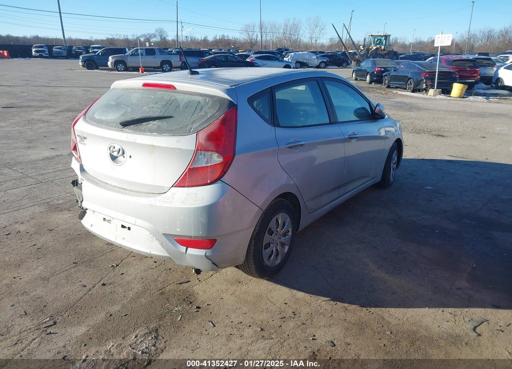 2017 HYUNDAI ACCENT VIN: KMHCT5AE4HU325679