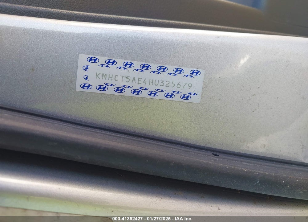 2017 HYUNDAI ACCENT VIN: KMHCT5AE4HU325679