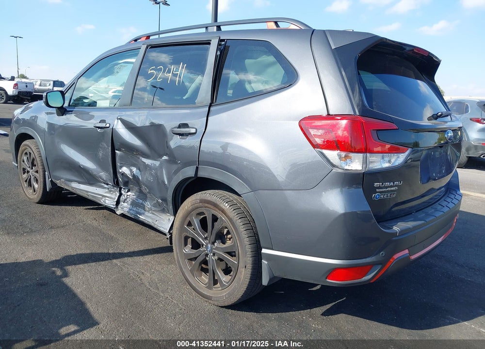 2020 SUBARU FORESTER SPORT VIN: JF2SKAMC5LH581385