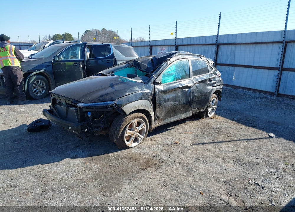2022 HYUNDAI KONA SEL VIN: KM8K6CAB8NU779880