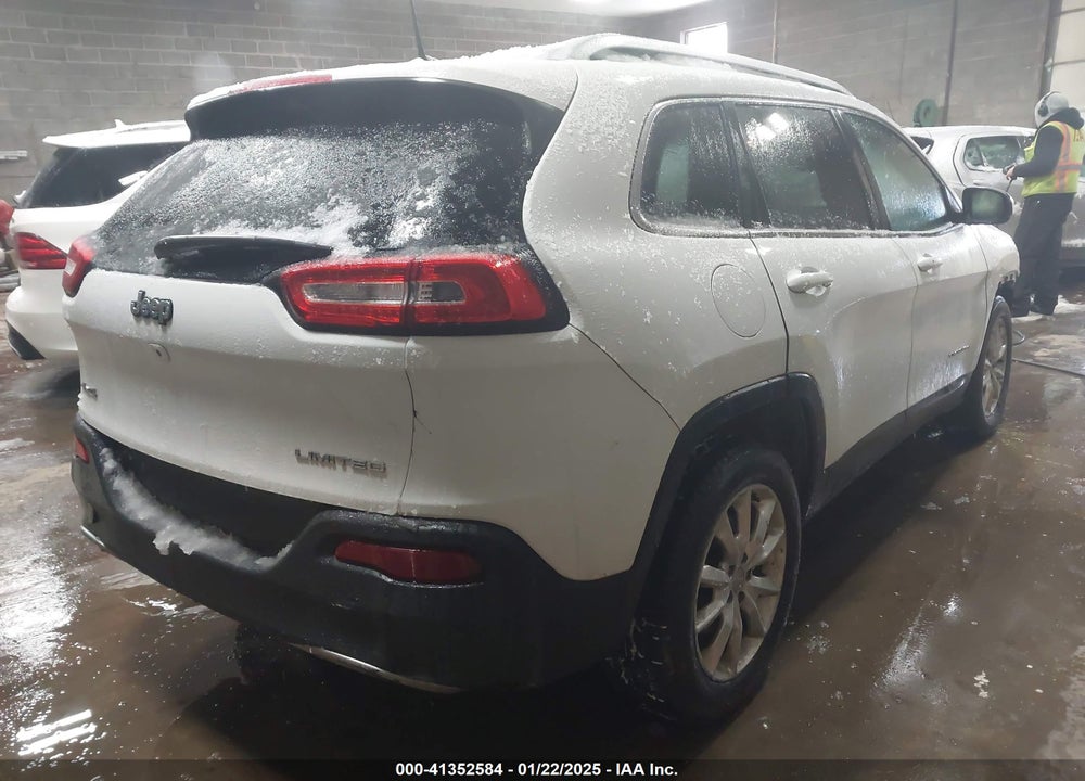 2016 JEEP CHEROKEE LIMITED VIN: 1C4PJMDB6GW255757