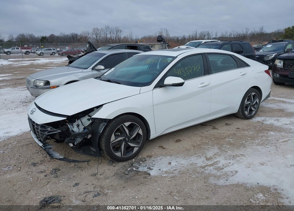 2021 HYUNDAI ELANTRA VIN: 5NPLN4AG5MH012963