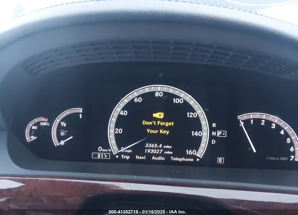 2011 MERCEDES-BENZ S 550 4MATIC VIN: WDDNG8GB7BA372803