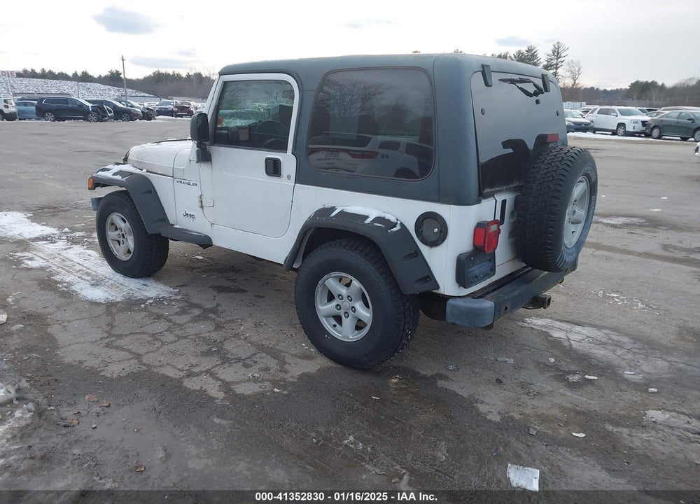 2003 JEEP WRANGLER X VIN: 1J4FA39S83P331363