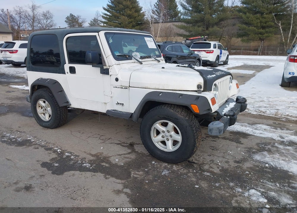 2003 JEEP WRANGLER X VIN: 1J4FA39S83P331363