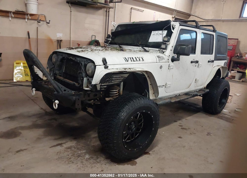 2016 JEEP WRANGLER UNLIMITED WILLYS WHEELER VIN: 1C4BJWDG3GL149981