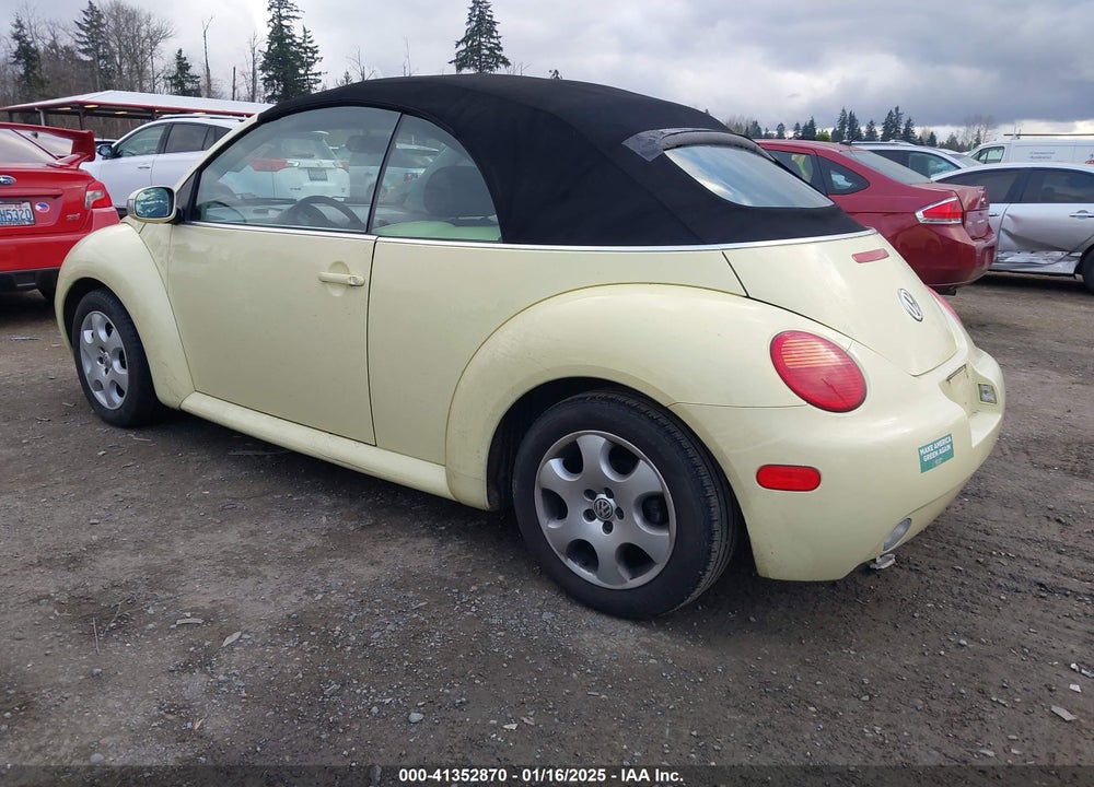 2003 VOLKSWAGEN NEW BEETLE GLS VIN: 3VWCK21Y73M311608