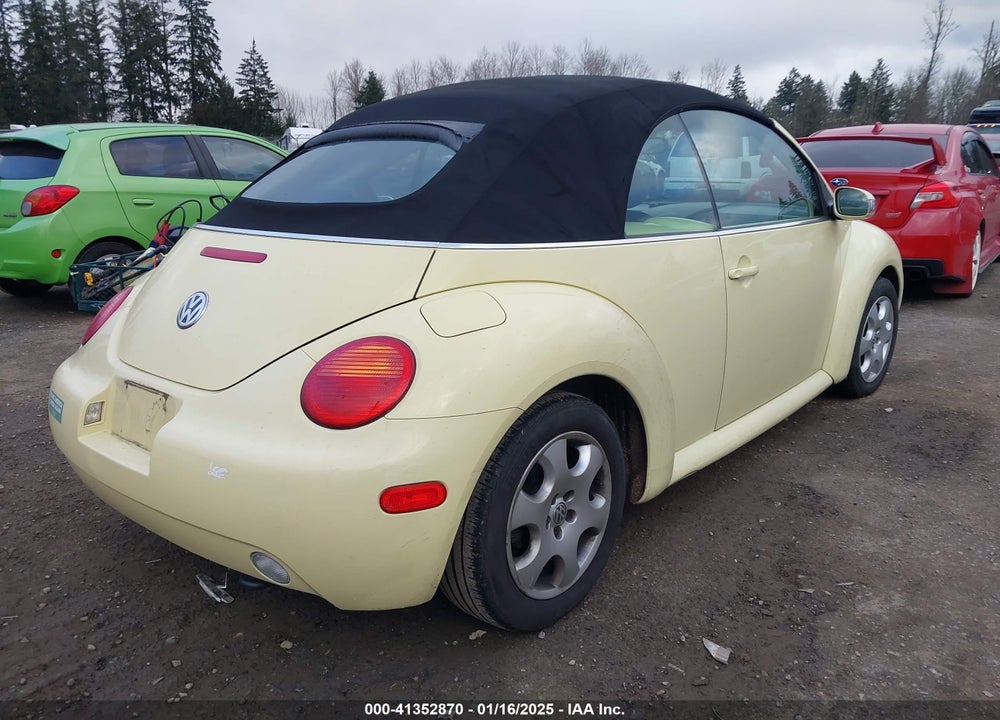 2003 VOLKSWAGEN NEW BEETLE GLS VIN: 3VWCK21Y73M311608