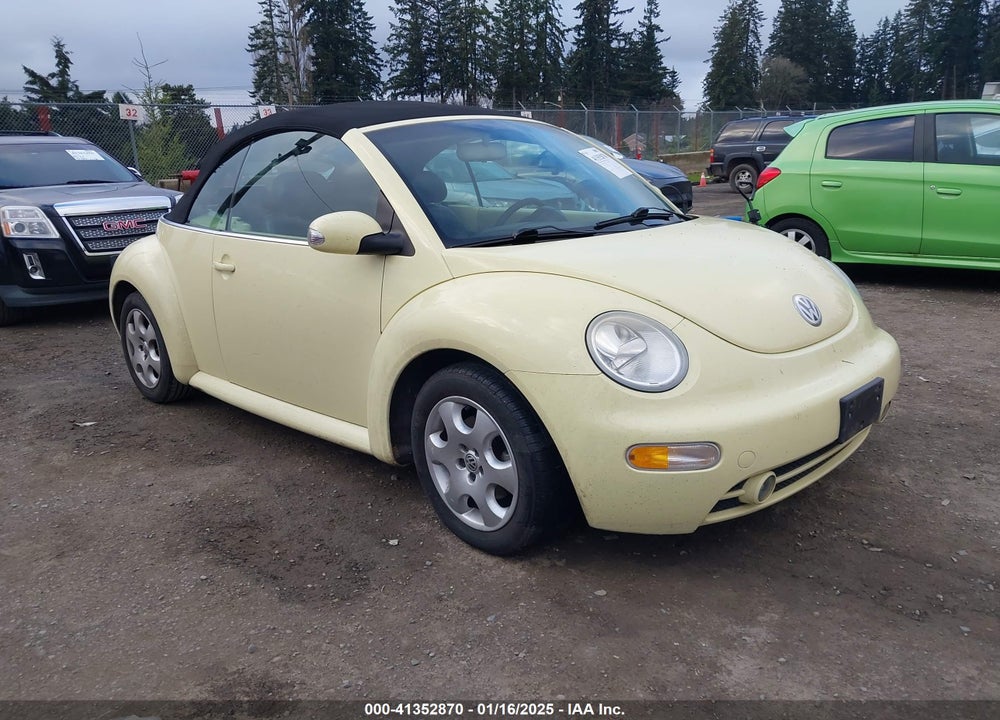2003 VOLKSWAGEN NEW BEETLE GLS VIN: 3VWCK21Y73M311608