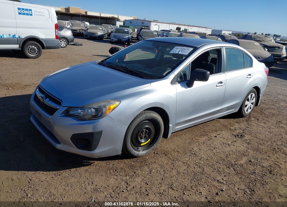 2012 SUBARU IMPREZA VIN: JF1GJAA67CH008287