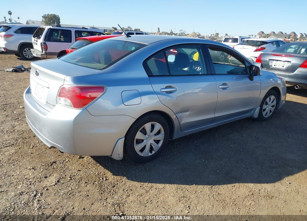 2012 SUBARU IMPREZA VIN: JF1GJAA67CH008287