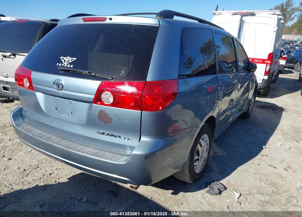2006 TOYOTA SIENNA LE VIN: 5TDZA23C36S431878
