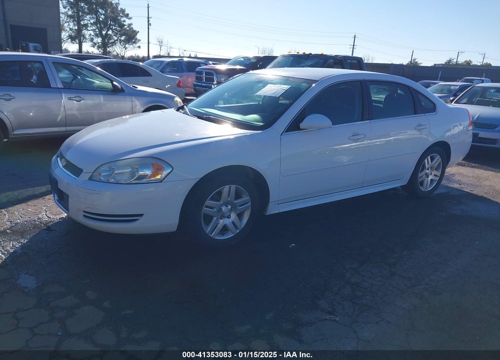 2012 CHEVROLET IMPALA LT FLEET VIN: 2G1WG5E34C1242460