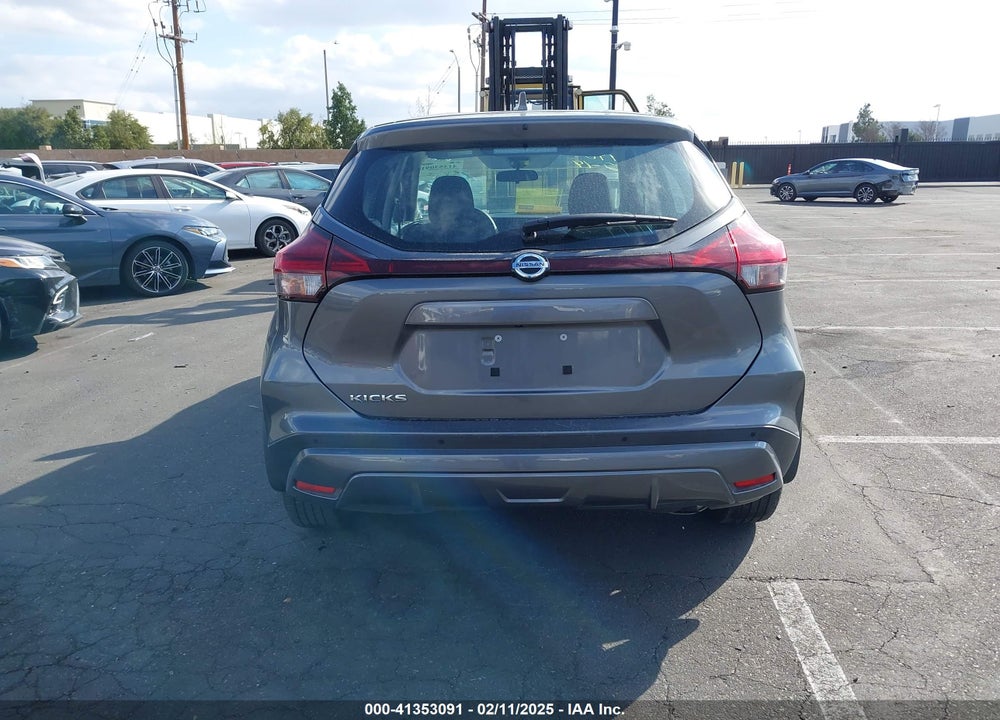 2021 NISSAN KICKS S XTRONIC CVT VIN: 3N1CP5BV5ML564348