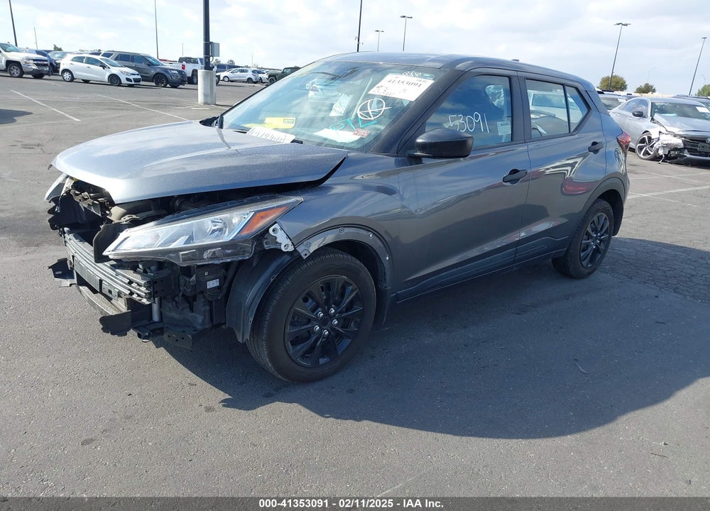 2021 NISSAN KICKS S XTRONIC CVT VIN: 3N1CP5BV5ML564348