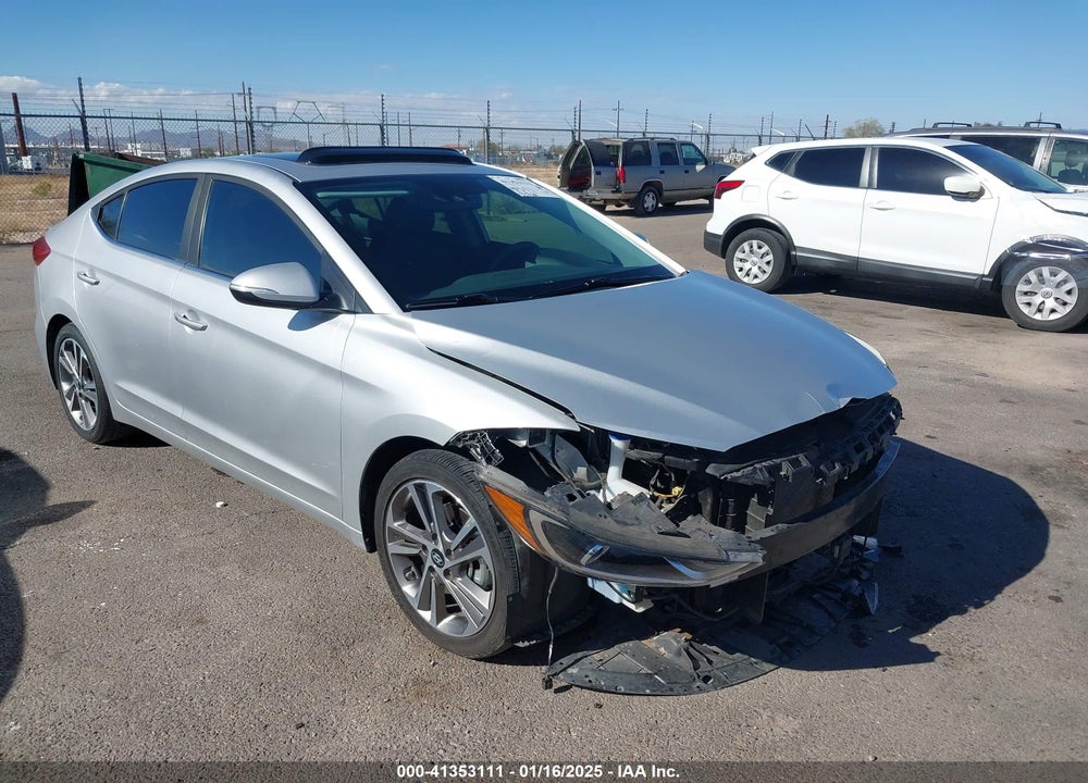 2018 HYUNDAI ELANTRA LIMITED VIN: 5NPD84LF8JH272091