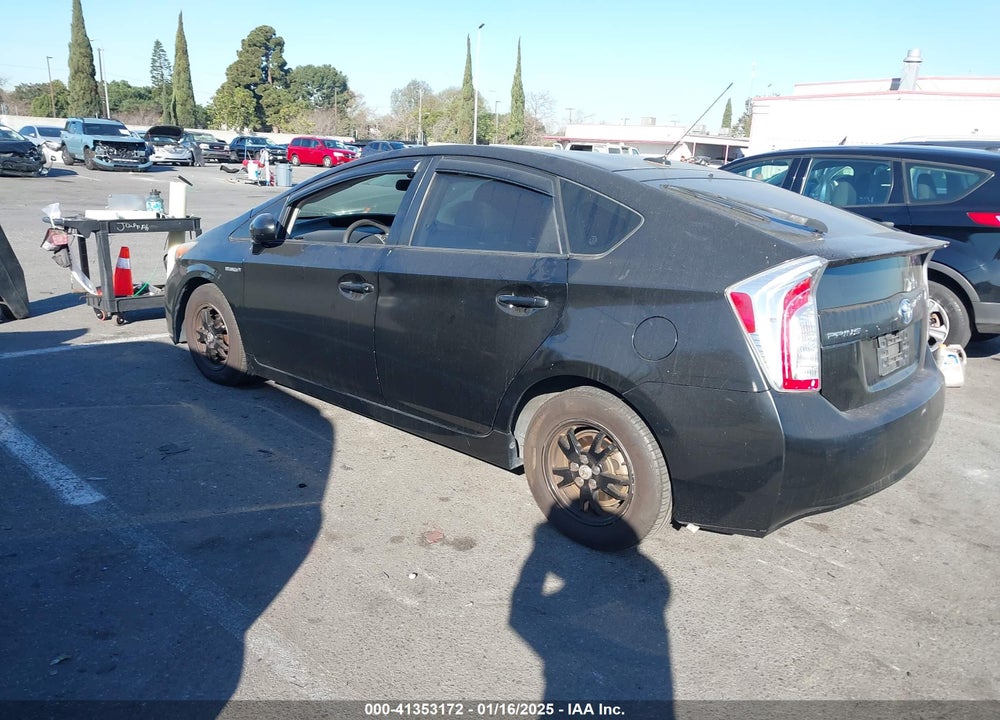 2012 TOYOTA PRIUS THREE VIN: JTDKN3DUXC5413382