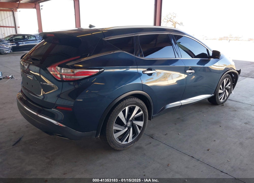 2015 NISSAN MURANO PLATINUM VIN: 5N1AZ2MG0FN246941
