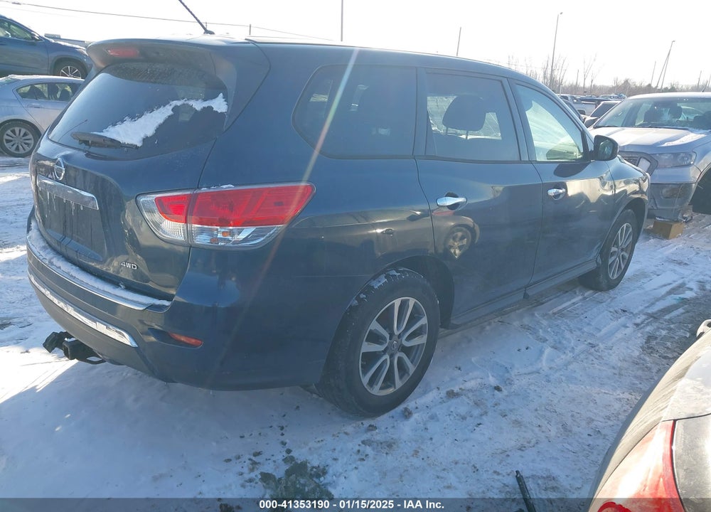 2013 NISSAN PATHFINDER S VIN: 5N1AR2MM0DC641586
