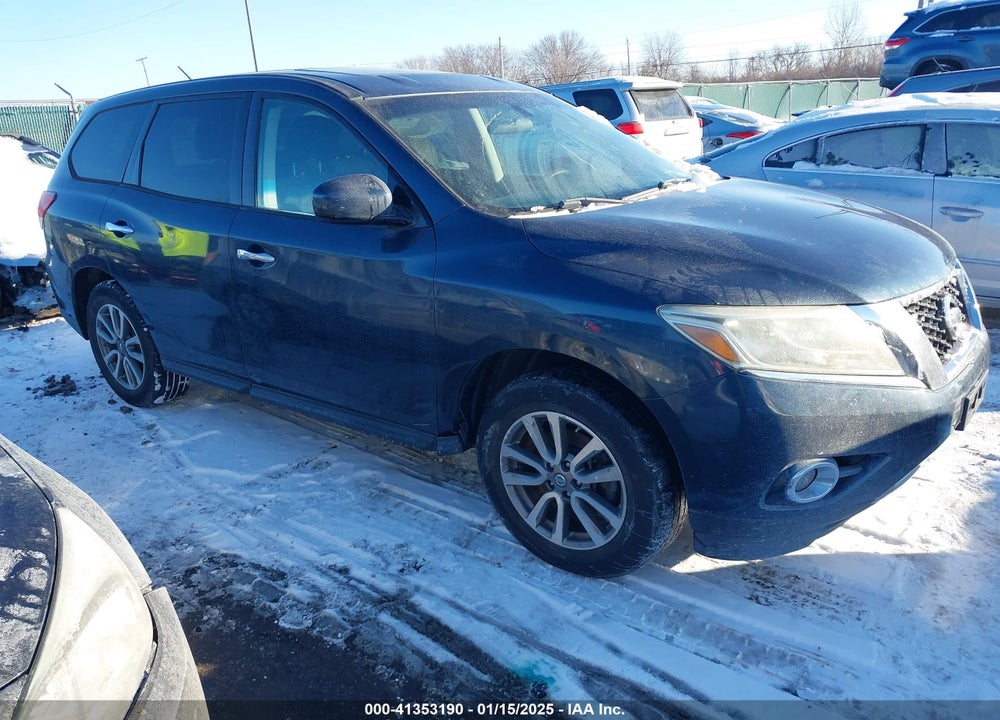 2013 NISSAN PATHFINDER S VIN: 5N1AR2MM0DC641586