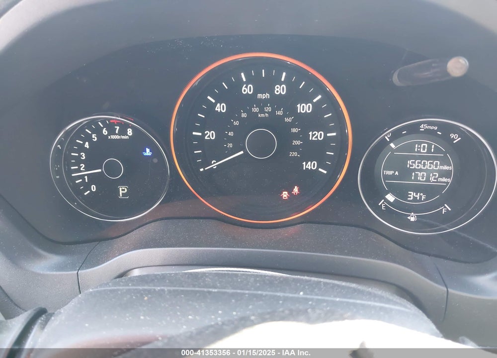 2017 HONDA HR-V LX VIN: 3CZRU6H39HM712152