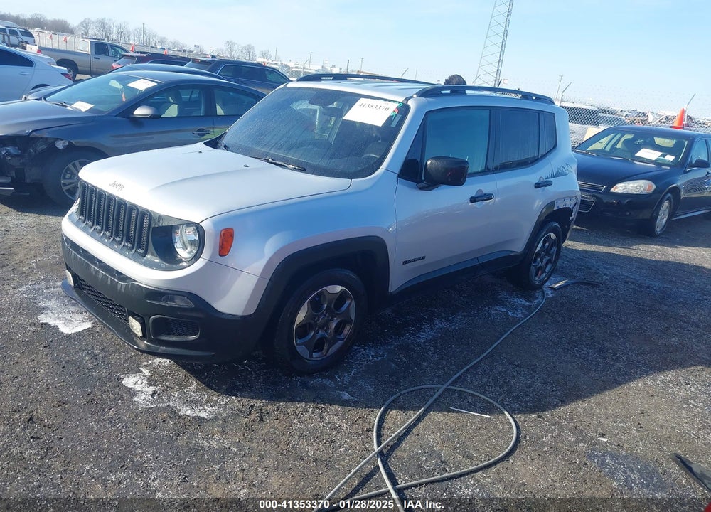 2017 JEEP RENEGADE SPORT FWD VIN: ZACCJAAH3HPF00275