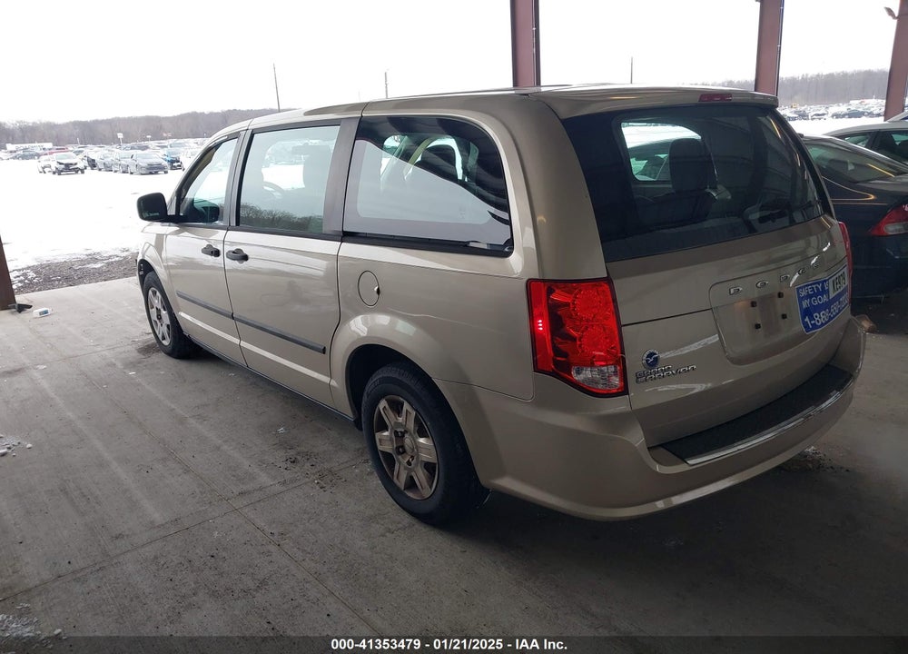 2013 DODGE GRAND CARAVAN AMERICAN VALUE PKG VIN: 2C4RDGBG6DR658920