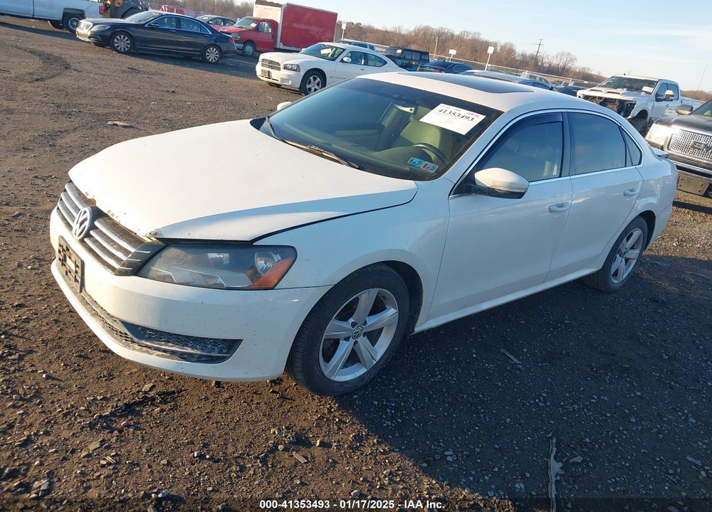 2012 VOLKSWAGEN PASSAT VIN: 1VWBP7A3XCC077531