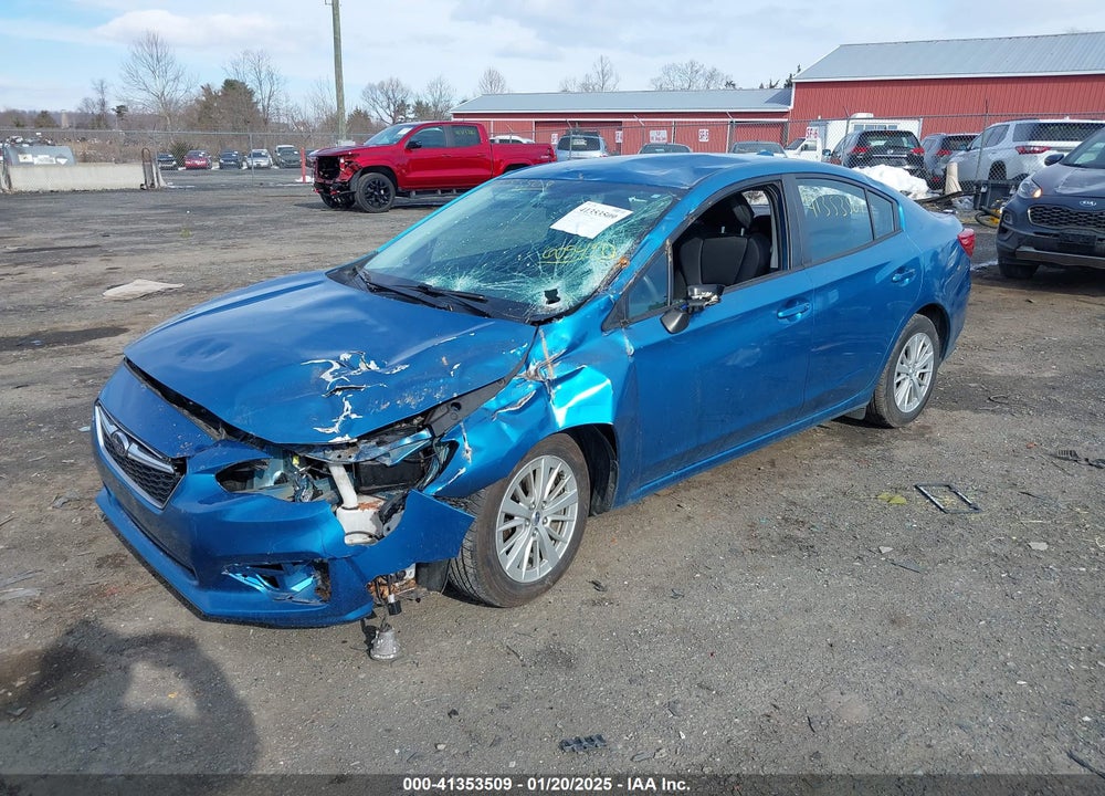 2018 SUBARU IMPREZA VIN: 4S3GKAD62J3605490