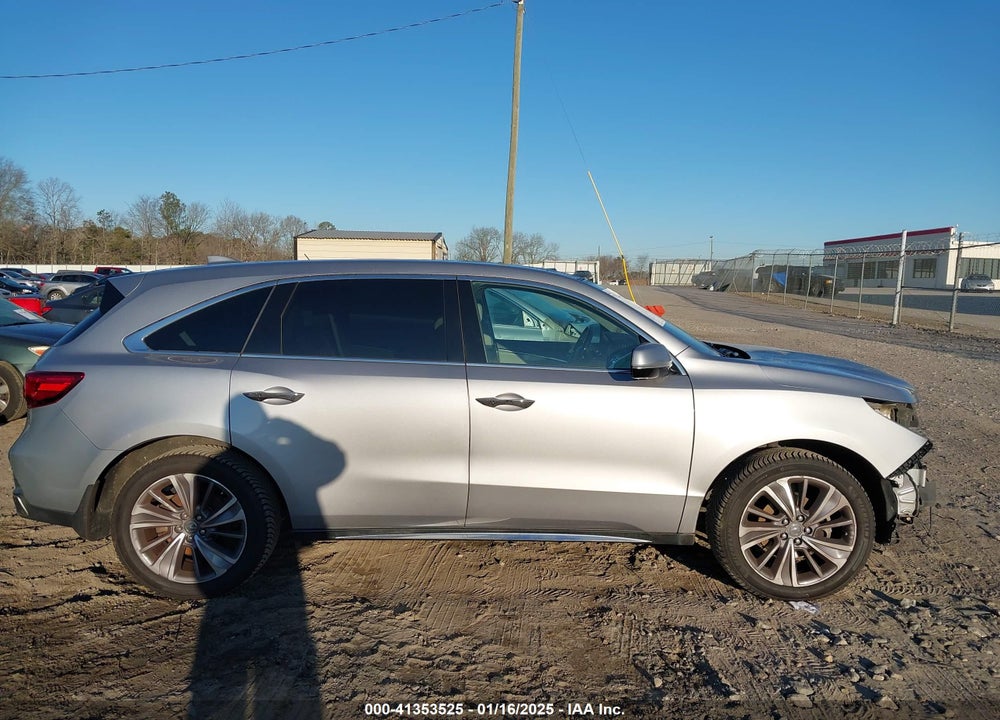 2017 ACURA MDX TECHNOLOGY PACKAGE VIN: 5FRYD3H54HB009787
