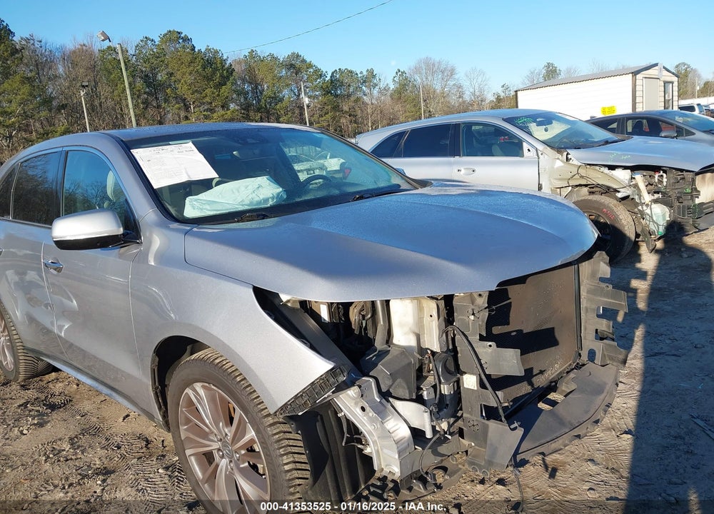 2017 ACURA MDX TECHNOLOGY PACKAGE VIN: 5FRYD3H54HB009787