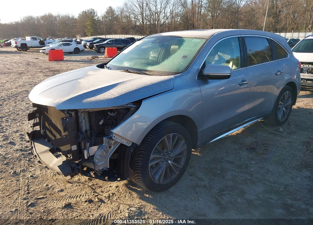 2017 ACURA MDX TECHNOLOGY PACKAGE VIN: 5FRYD3H54HB009787