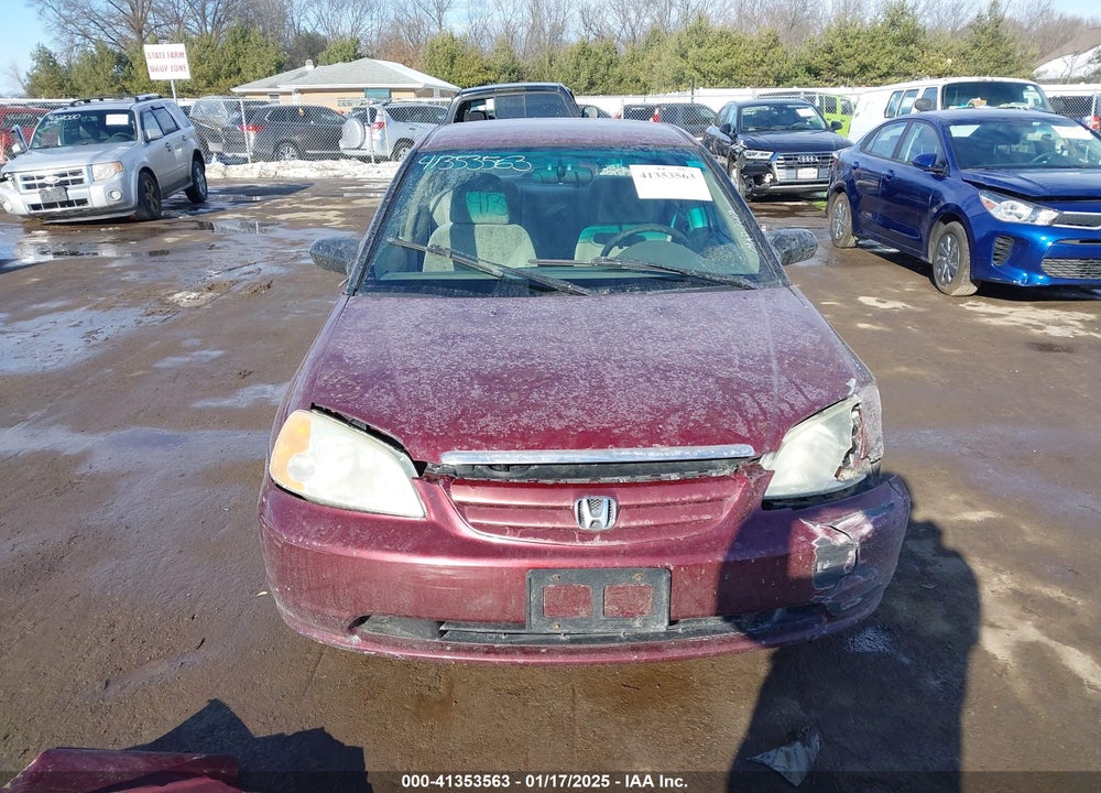 2002 HONDA CIVIC LX VIN: 1HGES16502L024682