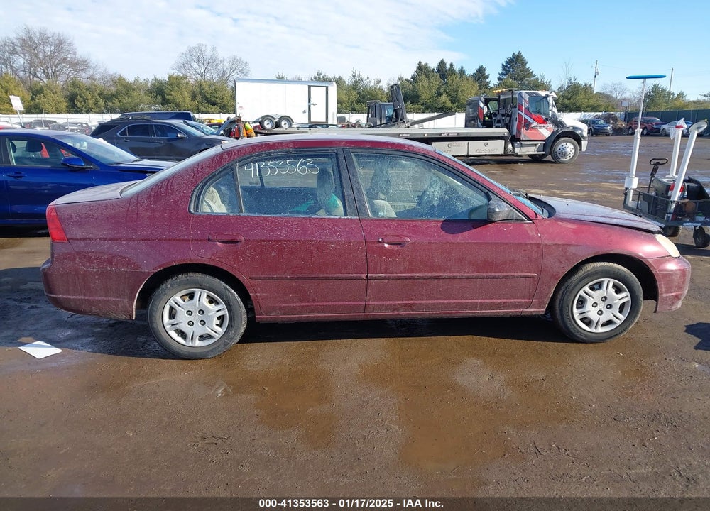 2002 HONDA CIVIC LX VIN: 1HGES16502L024682