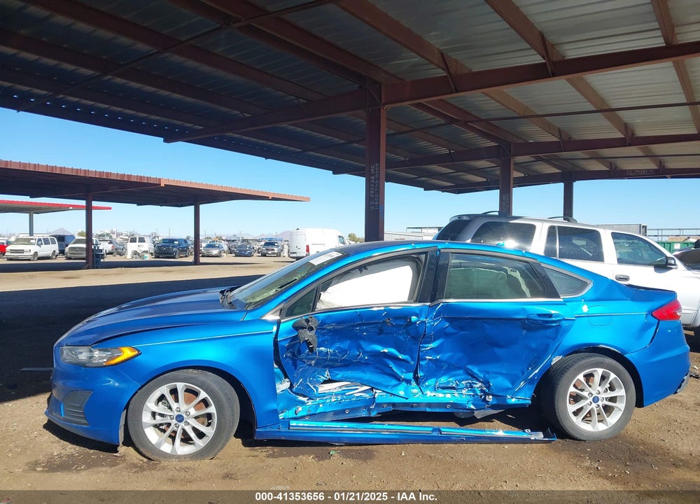 2019 FORD FUSION SE VIN: 3FA6P0HD5KR252008