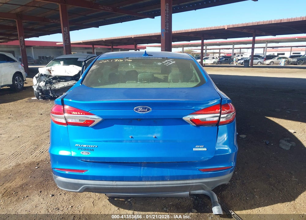 2019 FORD FUSION SE VIN: 3FA6P0HD5KR252008