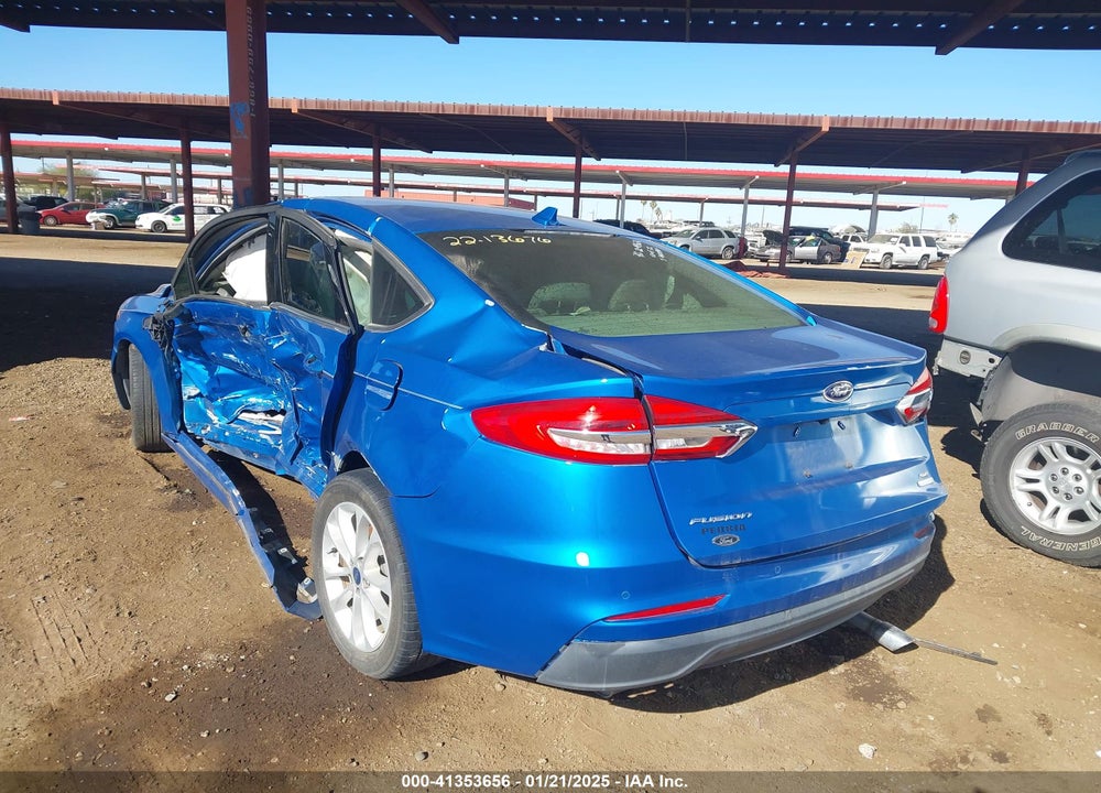 2019 FORD FUSION SE VIN: 3FA6P0HD5KR252008