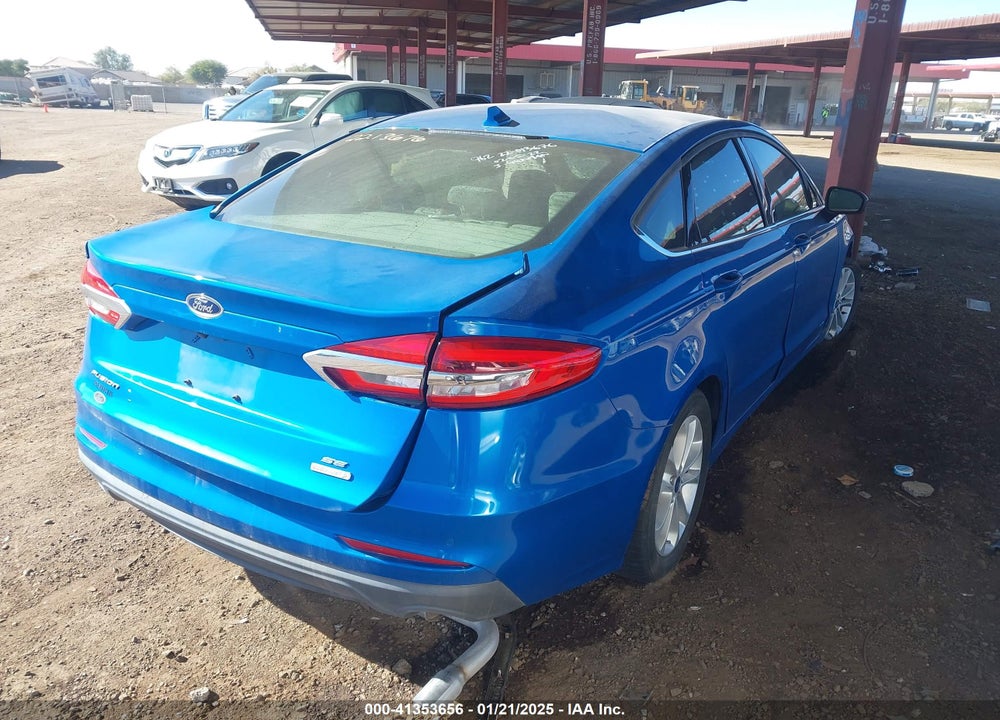 2019 FORD FUSION SE VIN: 3FA6P0HD5KR252008