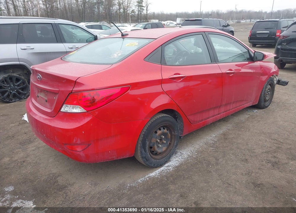 2014 HYUNDAI ACCENT GLS VIN: KMHCT4AE8EU589834