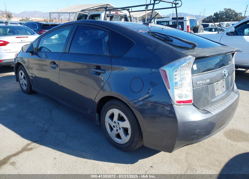 2011 TOYOTA PRIUS THREE VIN: JTDKN3DU2B0303681