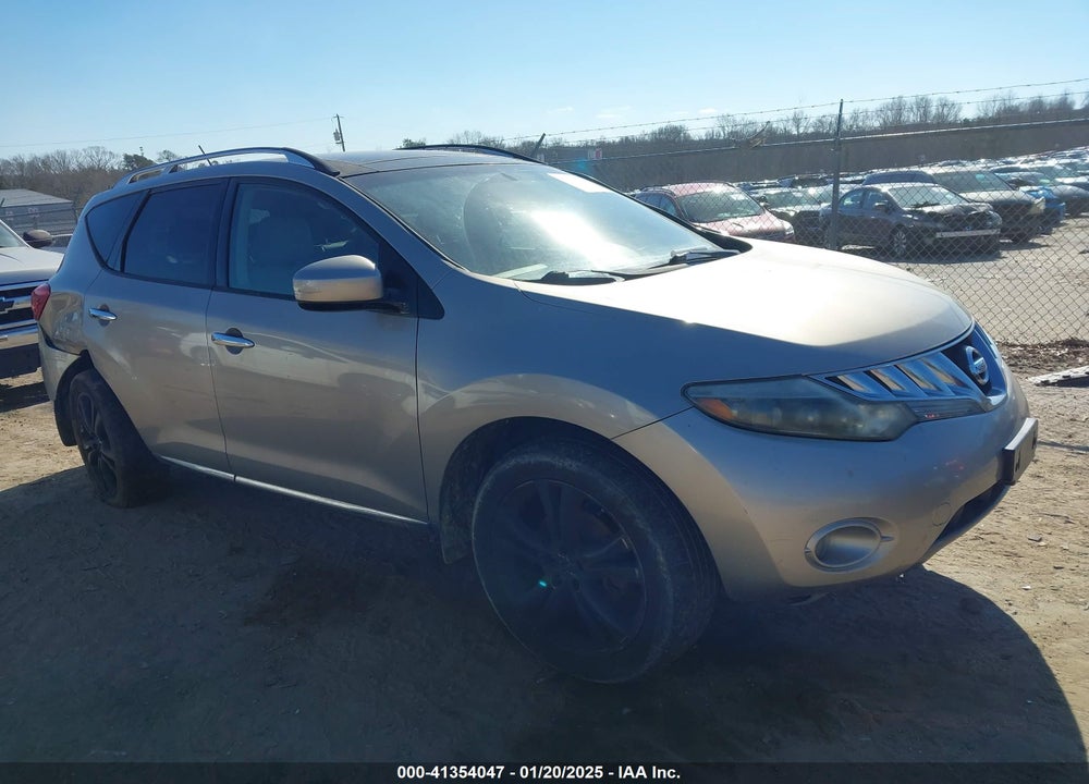 2009 NISSAN MURANO LE VIN: JN8AZ18W69W129044