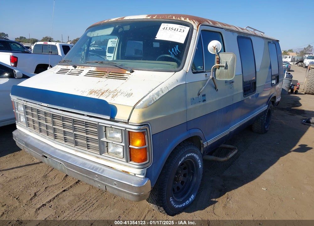 1984 DODGE RAM VAN B250 VIN: 2B7HB23T2EK320490