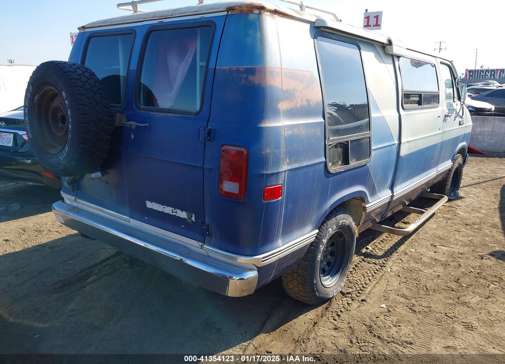 1984 DODGE RAM VAN B250 VIN: 2B7HB23T2EK320490