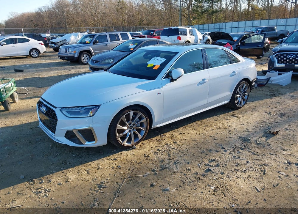 2021 AUDI A4 VIN: WAUEAAF4XMA038044